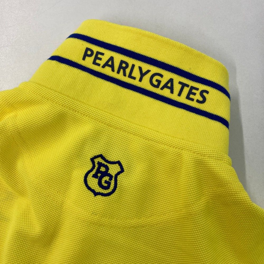 パーリーゲイツポロシャツサイズ0 サイズ：0 PEARLY GATES パーリーゲイツ 半袖ポロシャツ イエロー系