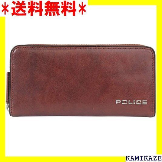 ☆ POLICE ポリス ラウンドファスナー長財布 小銭入 オ PA-70003