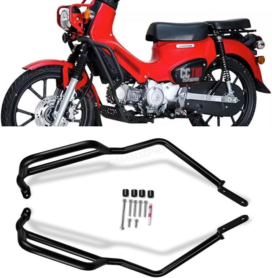 送料無料 For クロスカブ 110 CC110 オートバイガードバー落下防止バーバンパーオートバイエンジン下部ガードプレート CC110 アクセサリーに適してい