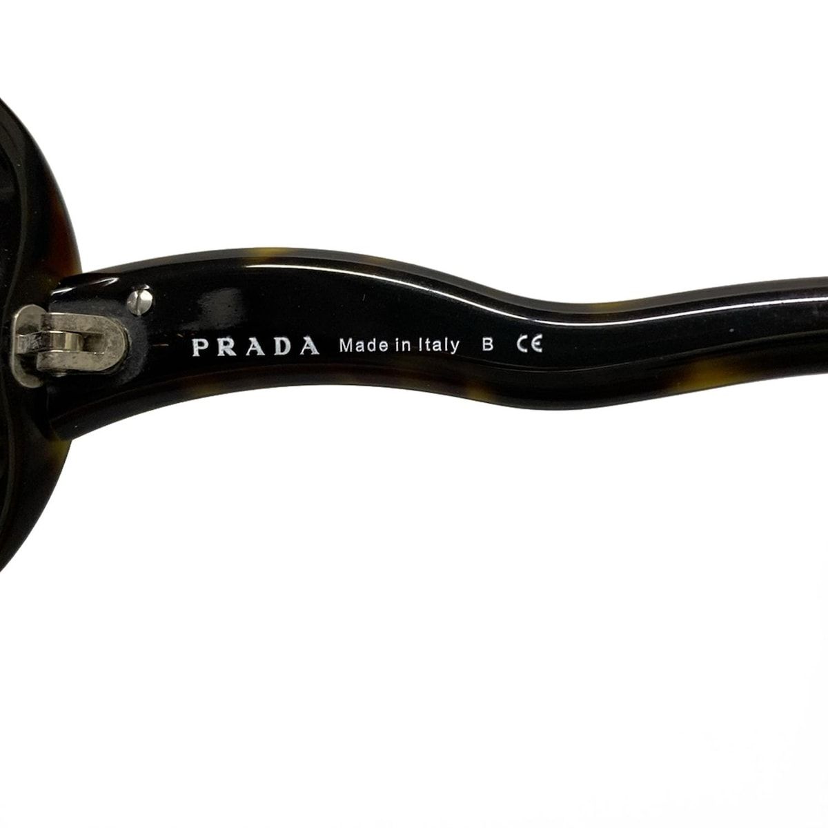 美品 プラダ SPR08O サングラス べっ甲 ブラウン ゴールド レディース PRADA プラダ サングラス べっ甲柄 ブラウン×ゴールド