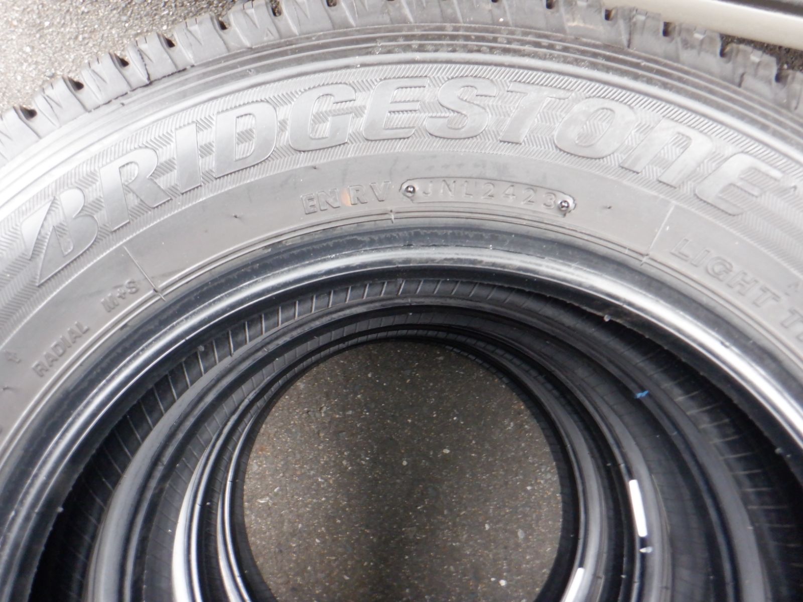 155 80R14 88 86N LT ４本 ブリヂストン ブリザックVL1 プロボックス サクシード ファミリアバンなどに