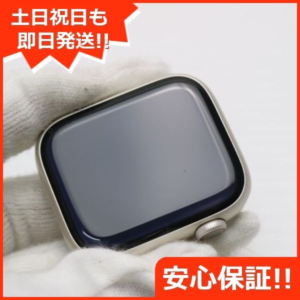 美品 Apple Watch Series7 45mm Cellular スターライト 白ロム 本体 即日発送 土日祝発送OK あすつく 05000  - メルカリ