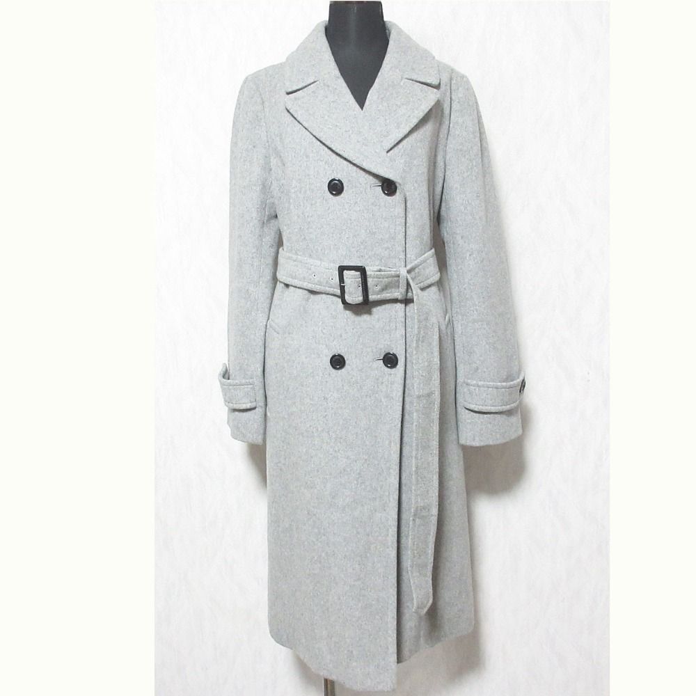 美品 BLUE LABEL CRESTBRIDGE ダブルブレスト コート 40 極美品 【L 