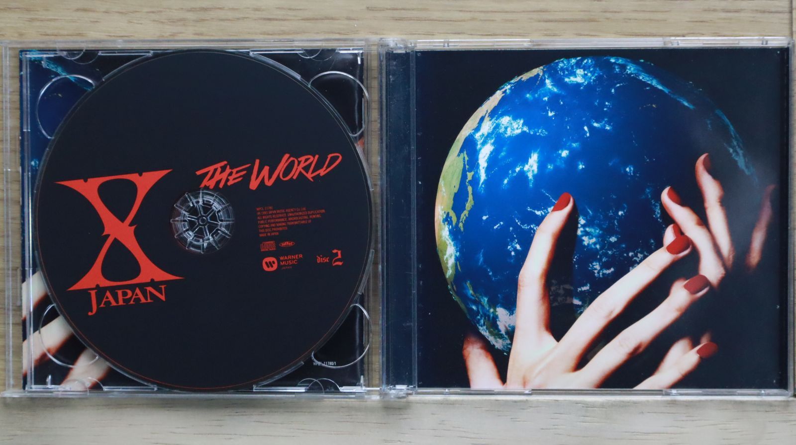 国内盤CD☆エックスジャパン/X JAPAN□ THE WORLD~X JAPAN 初の全世界