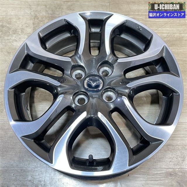 009 車・バイク・自転車 マツダ デミオ 15インチ ホイールセット