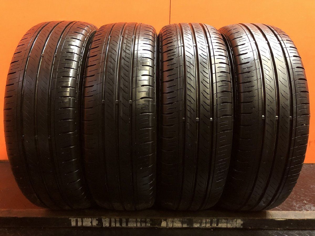DUNLOP ENASAVE EC300 185|60R15 15インチ 夏タイヤ 4本 22年製 バリ溝 ヤリス ヴィッツ フィット カローラアクシオ等 KTG205