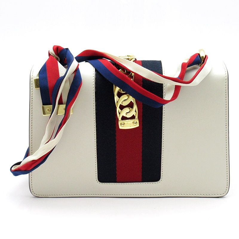 GUCCI - 美品 グッチ シルヴィ ハンドバッグ ショルダーバッグ