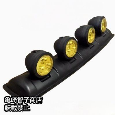4連ルーフランプ 作業灯 JEEP SUVクロスカントリー車 四駆 4連ルーフランプ 作業灯 JEEP SUVクロスカントリー車 四駆