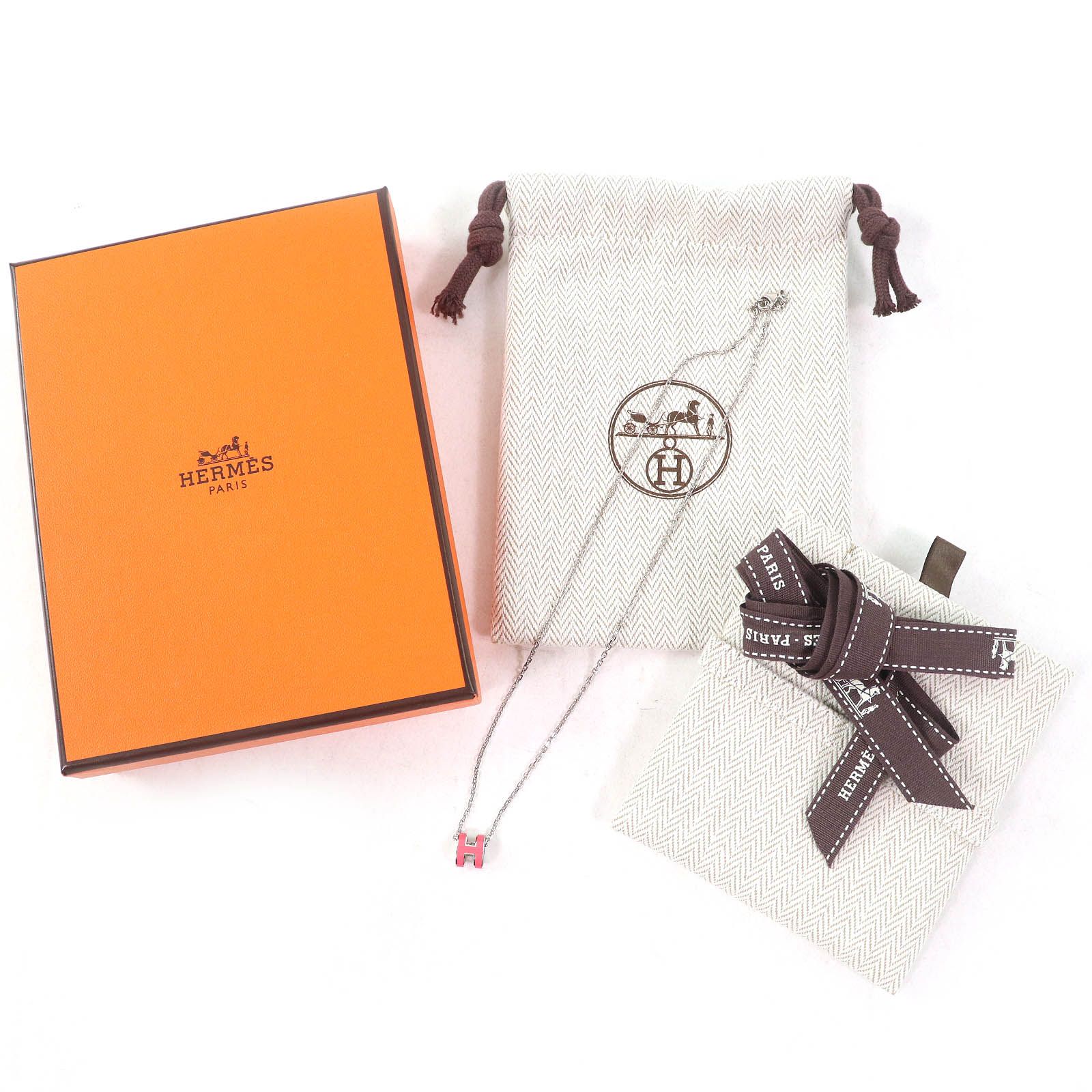 ☆極美品☆HERMES ミニポップH 極美品△HERMES エルメス Mini Pop H pendant ミニポップ H