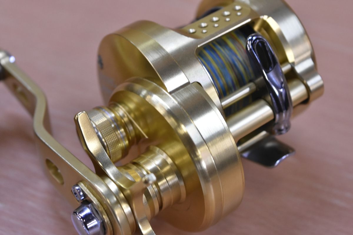 シマノ 15 オシアコンクエスト 300HG ハンドル ノブ カスタム