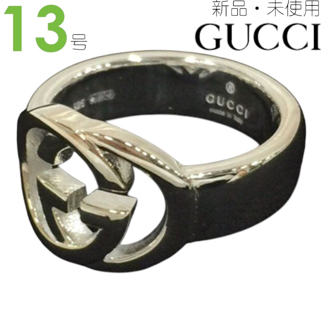 GUCCI シルバーリング GGロゴ 新品 グッチ GUCCI 190483-J8400/8106/13 指輪 リング シルバー