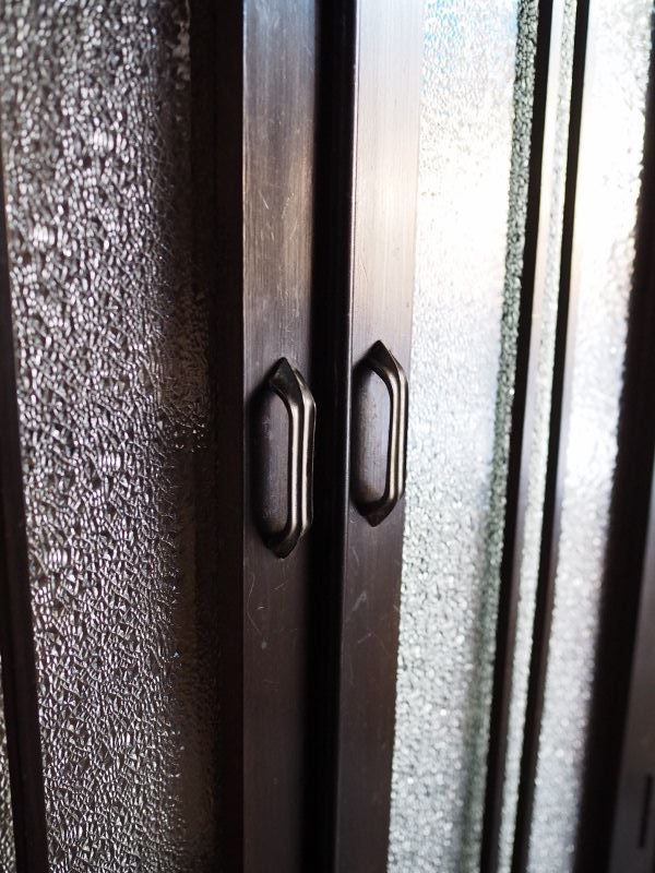 ダイヤガラスの昭和レトロキャビネット 昭和中期