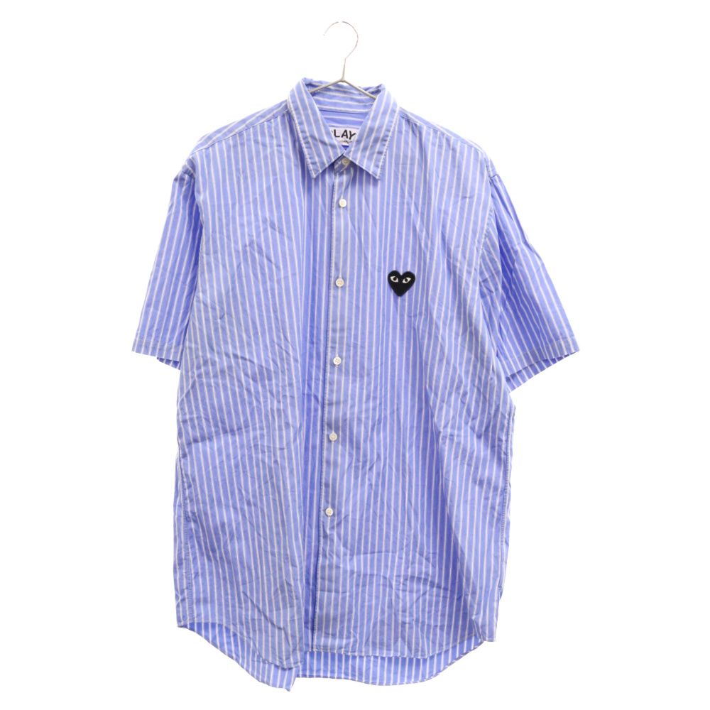 新品】プレイコムデギャルソン シャツ ブルー レディース M