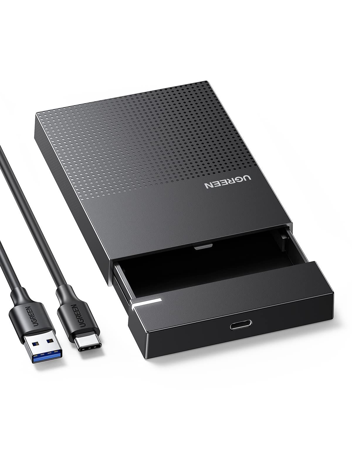6Gbps高速転送速度 10TB大容量 UASP対応 9.5mm/7mm Type-C接続 HDD/SSD対応 3.0 2.5インチ 2.5 ...