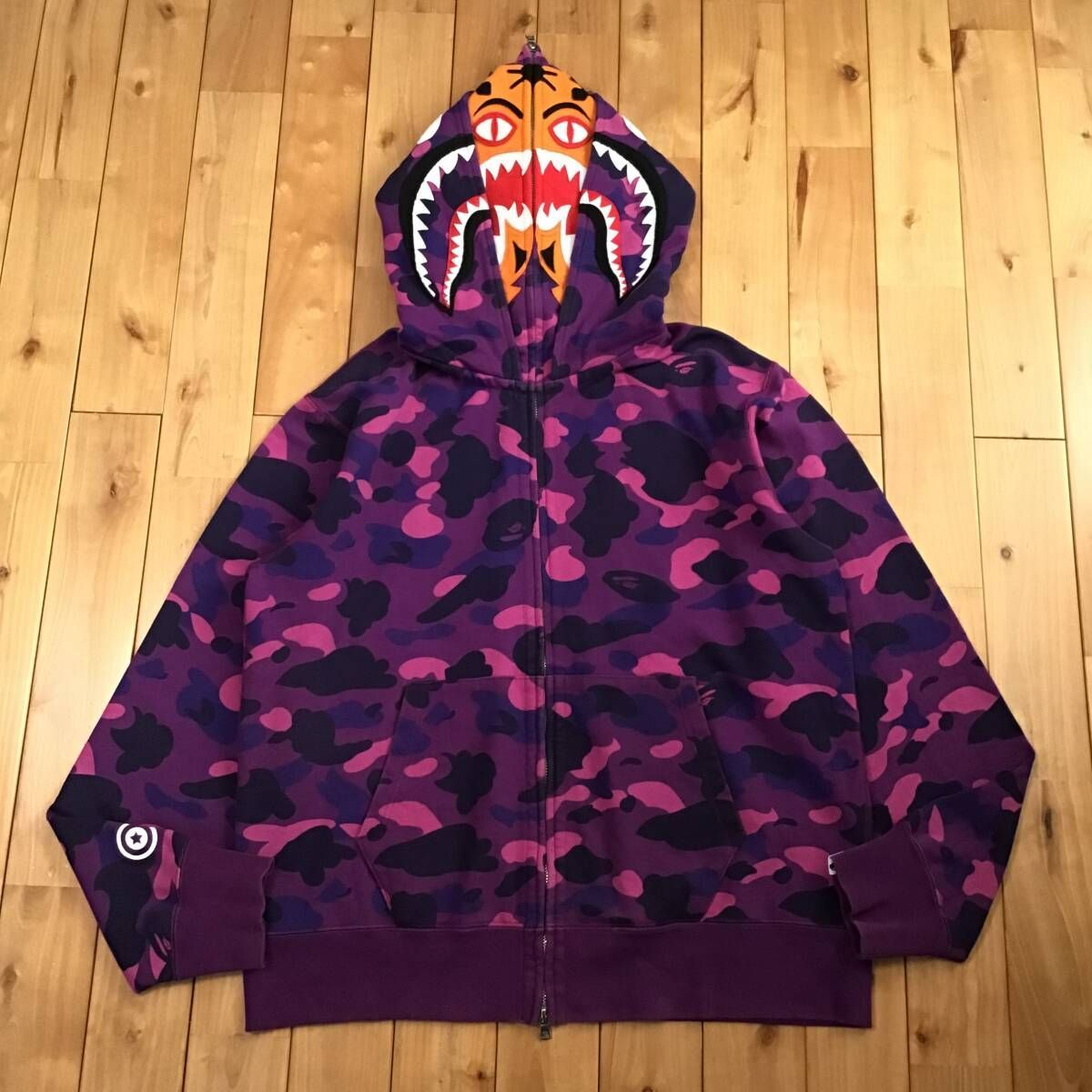 ☆3XL☆ ダブル シャーク パーカー navy double shark full zip