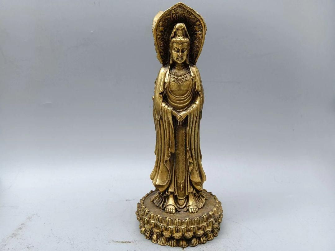 銅 細工 仏教美術 玄奘参詣準提菩薩仏像 禅意茶道 置物 装飾品 工芸品 置物 銅 細工 仏教美術 玄奘参詣準提菩薩仏像 禅意茶道 置物 装飾品