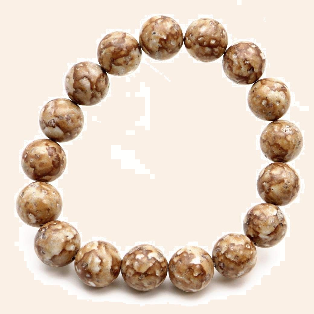 数量限定】[GOLD STONE] 姫川薬石 ブレスレット 12mm 新潟県 糸魚川産 