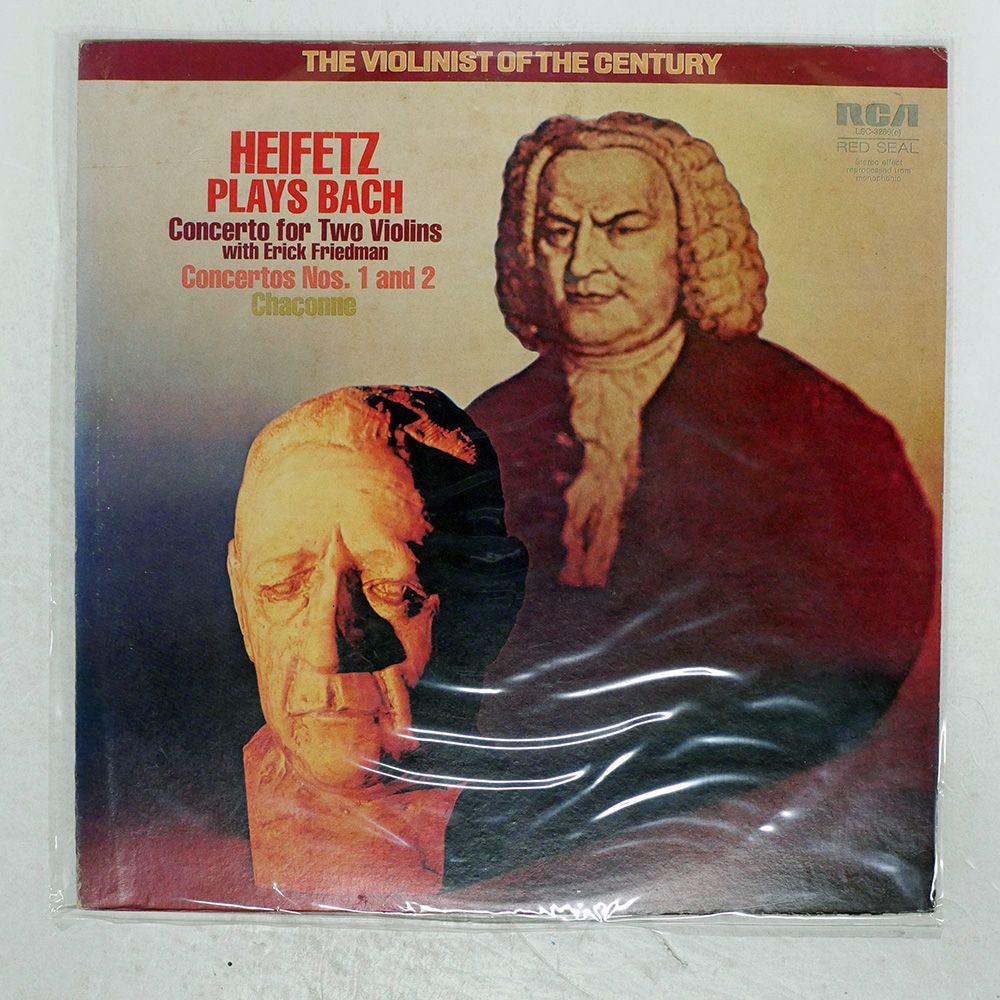 韓国盤 ハイフェッツ/BACH:CONCERTO FOR TWO VIOLINS/RCA