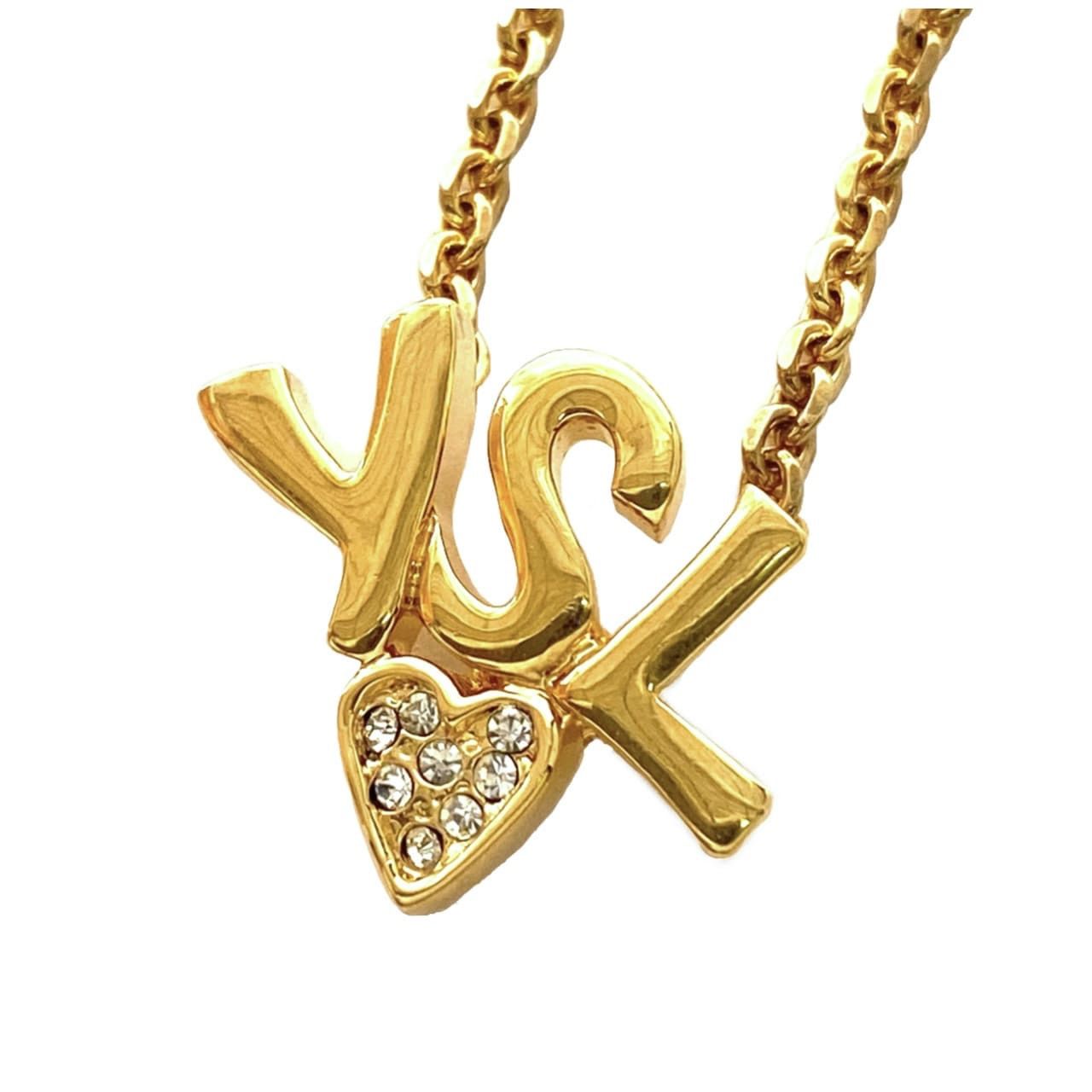 YSL イヴサンローラン ロゴハート ネックレス / 23061610 - メルカリ