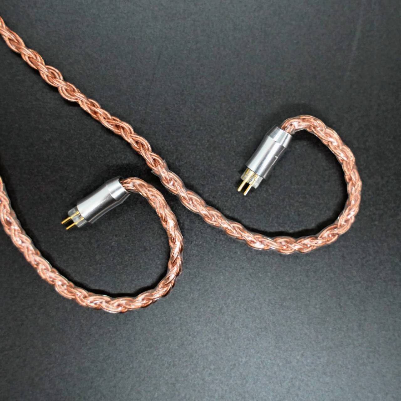 1点のみ】16コア 7N高純度単結晶銅 無メッキ C 本物 IEM 2Pin/4.4mm