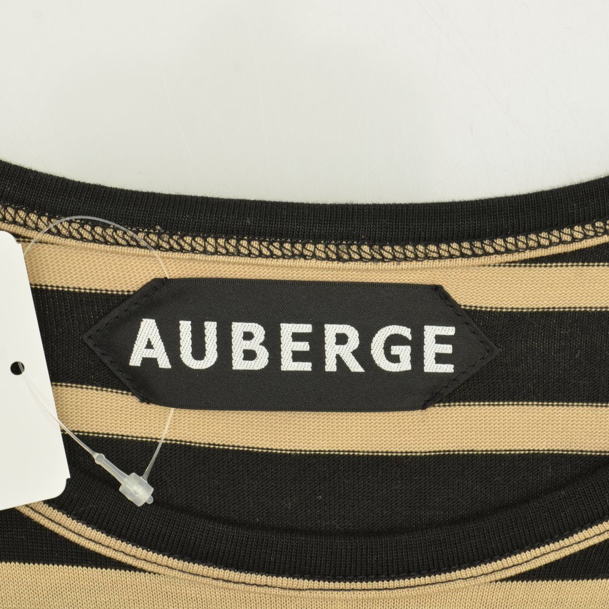 I*x様 AUBERGE　CAMELIA　ボーダーシャツ CAMELIA】ブラックベース × レッドライン – auberge.shop
