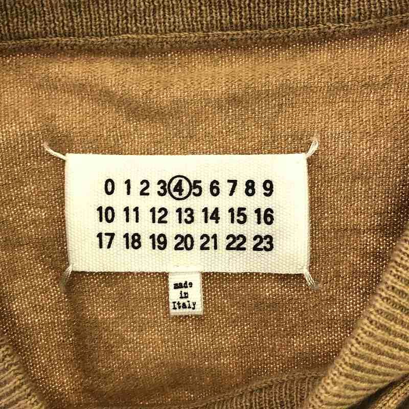 Maison Margiela / メゾンマルジェラ | 2020AW | カシミヤ混 クルーネックニット | XS | ベージュ | レディース Maison Margiela / メゾンマルジェラ | 2020AW | カシミヤ混 クルー