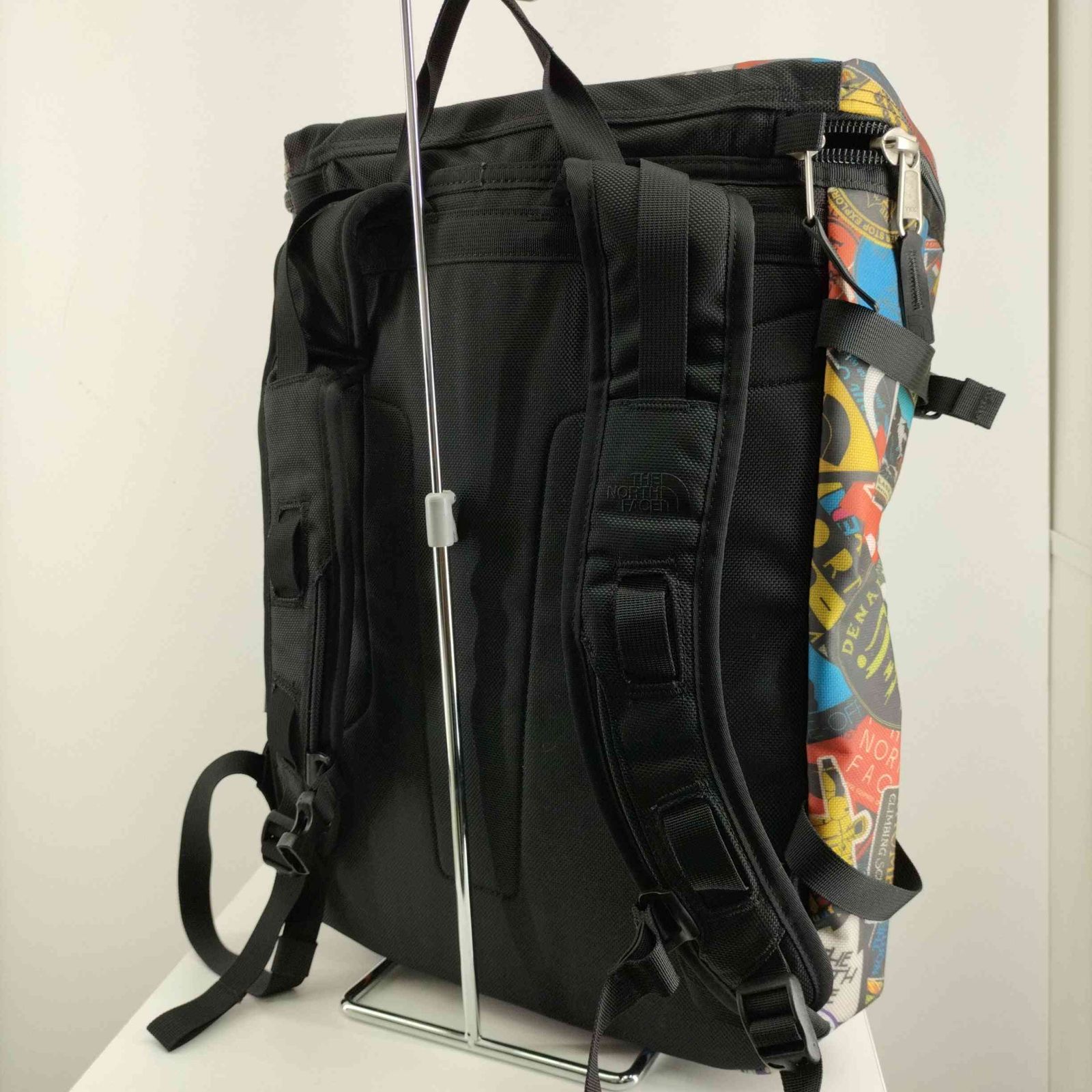 ザノースフェイス THE NORTH FACE BC FUSE BOX ST ステッカー プリント 総柄 ヒューズ ボックス 30L リュック  バックパック メンズ 表記無