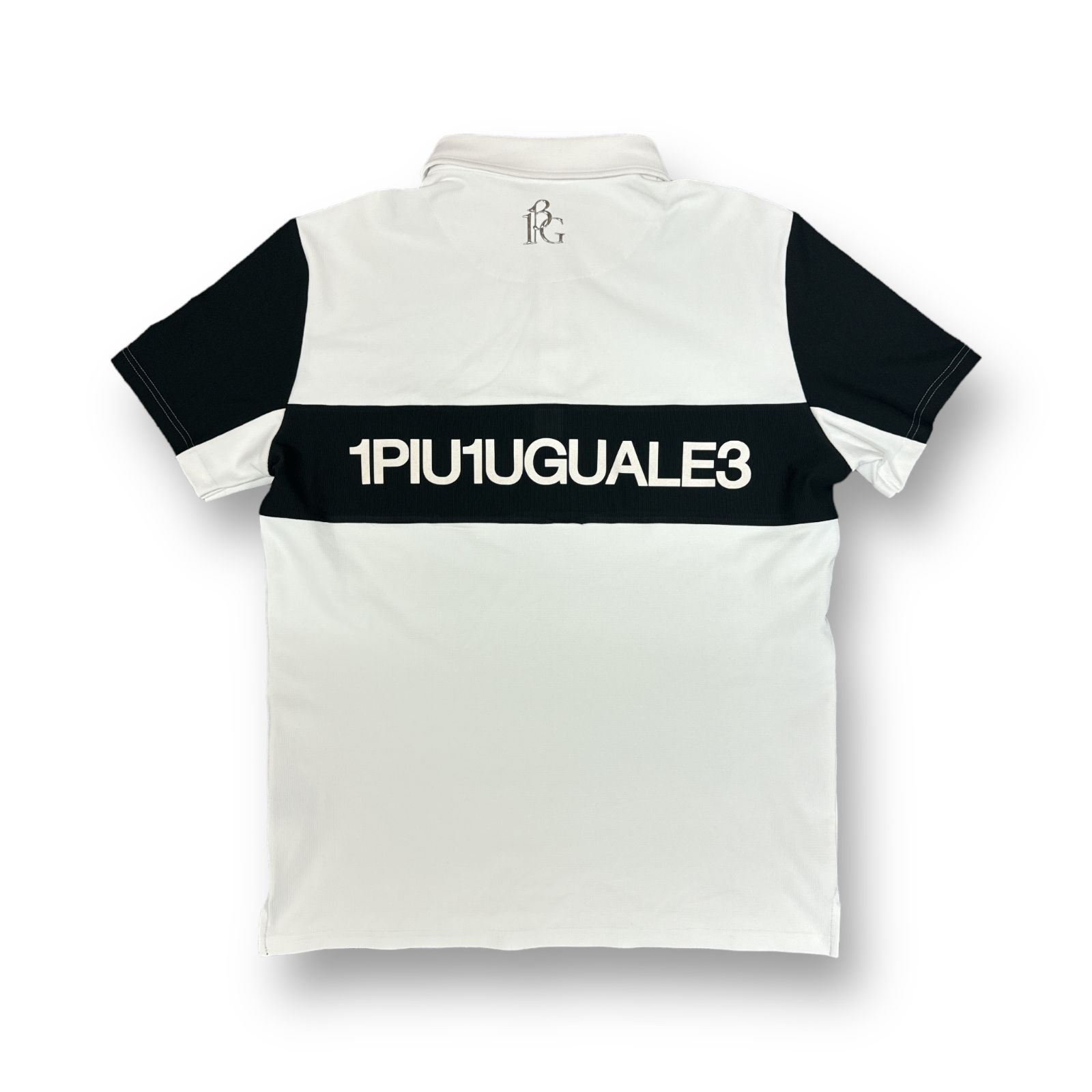 1PIU1UGUALE3 ロゴプリントポロシャツ 1PIU1UGUALE3 GOLF ロゴプリントポロシャツ 半袖 ウノピュウノウグァー