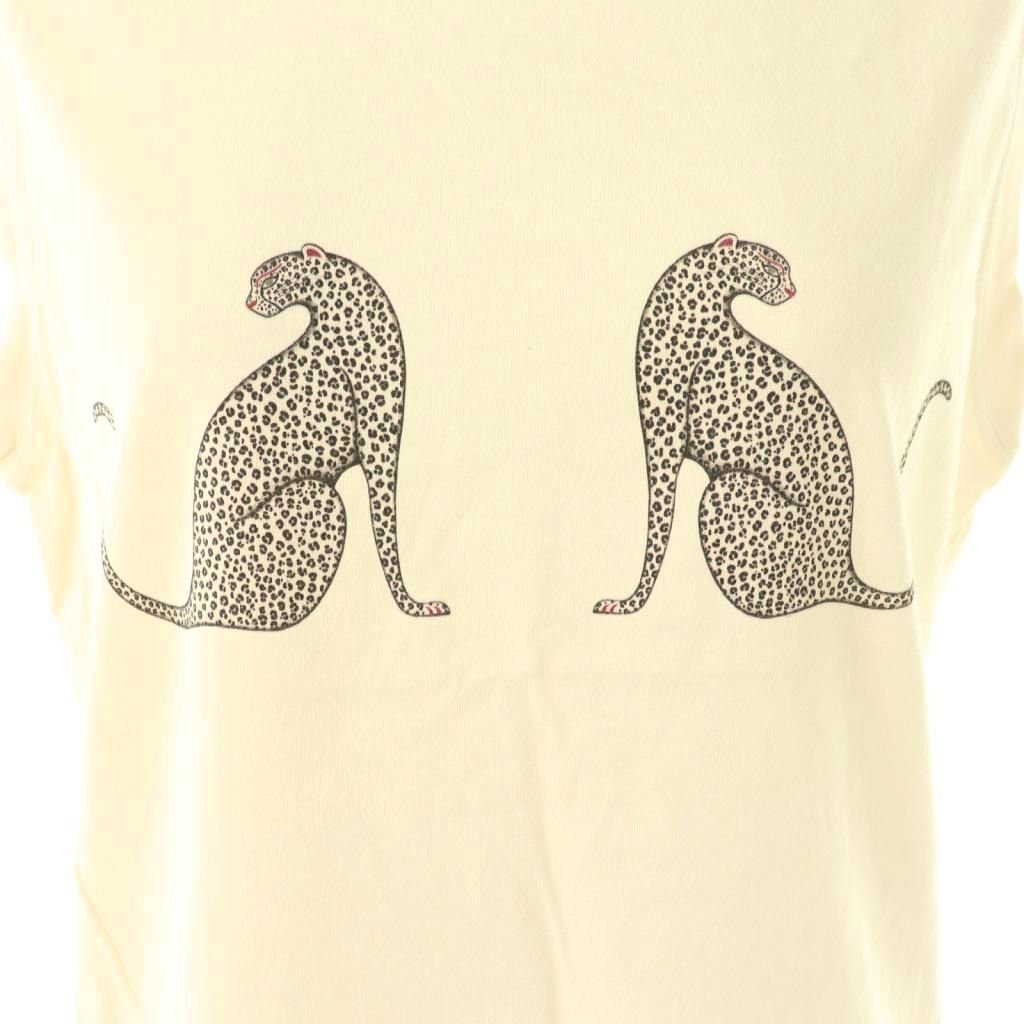 希少⭐️AMERI MEDI WHITE TWIN CHEETAH TANK Ameri（アメリ）の「MEDI WHITE TWIN CHEETAH TANK（Tシャツ