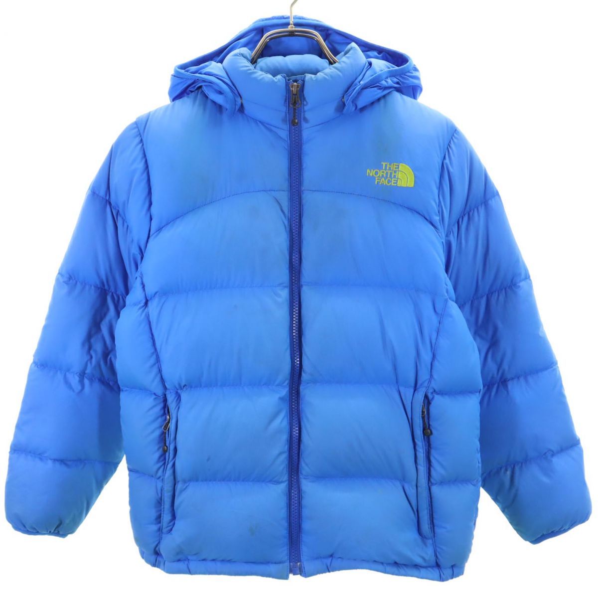 2026，得価 ノースフェイス NDJ91503 アウトドア ダウンジャケット 150 水色系 THE NORTH FACE キッズ 古着 【240116】 その他