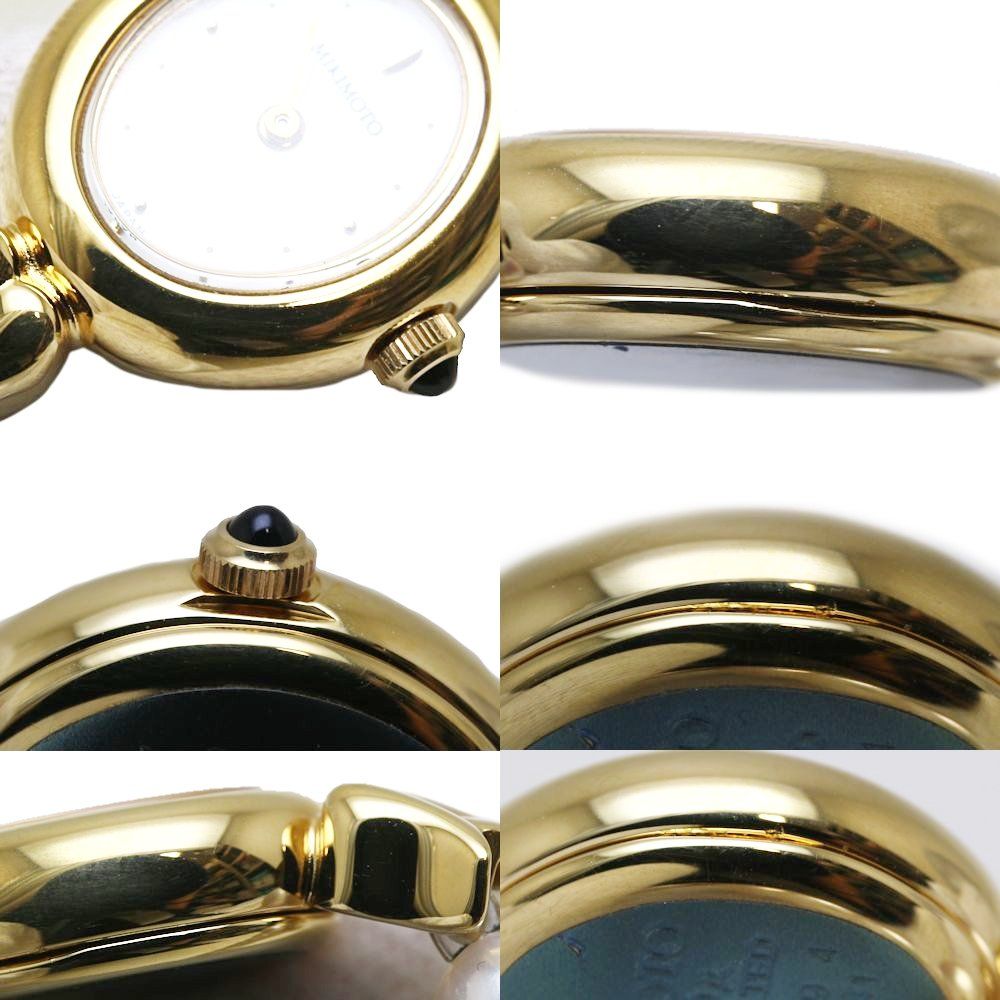 MIKIMOTO ミキモト パールブレスウォッチ NNS－17PF 1E20－3041【中古  