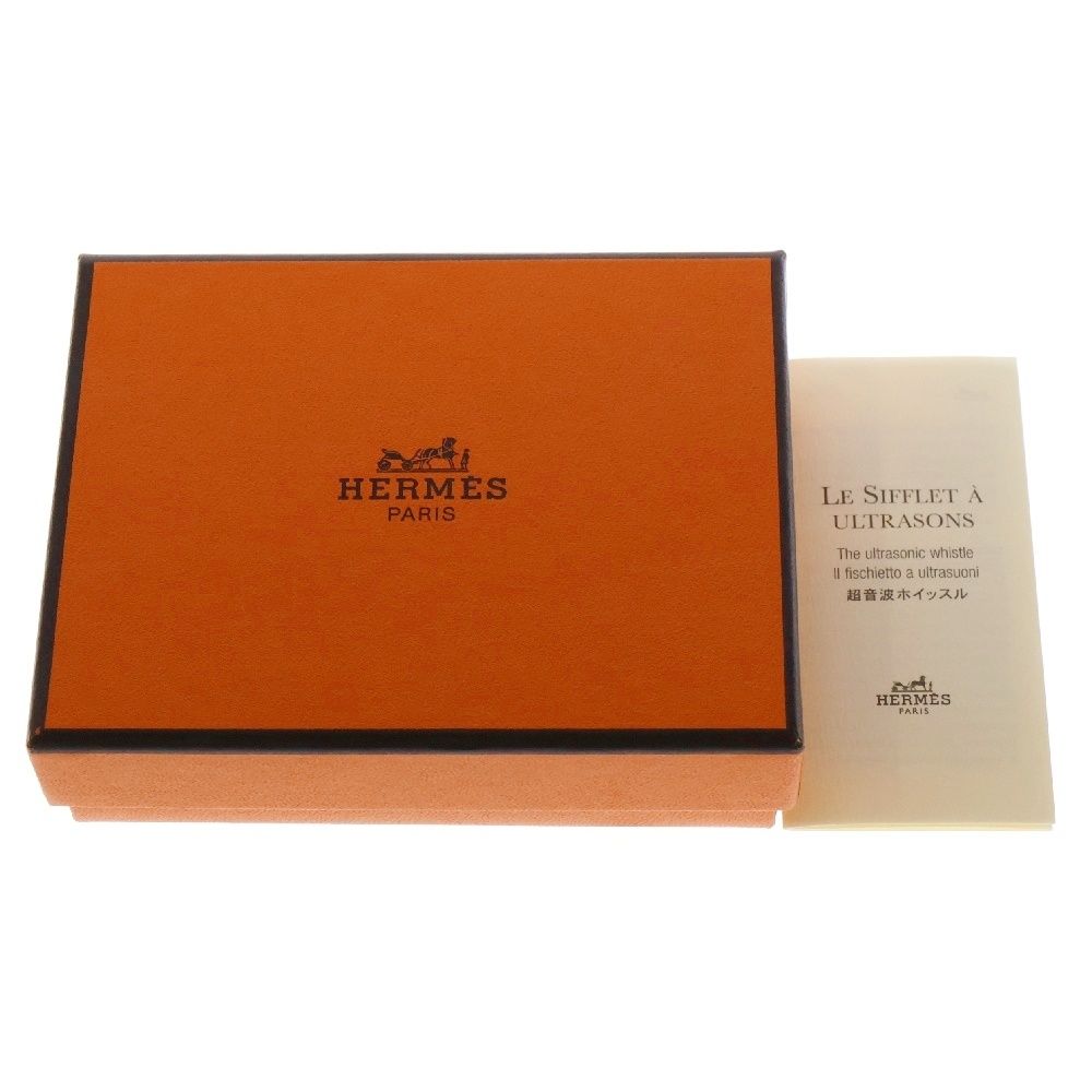 HERMES (エルメス) シフレ ホイッスル シルバー金具 オレンジ