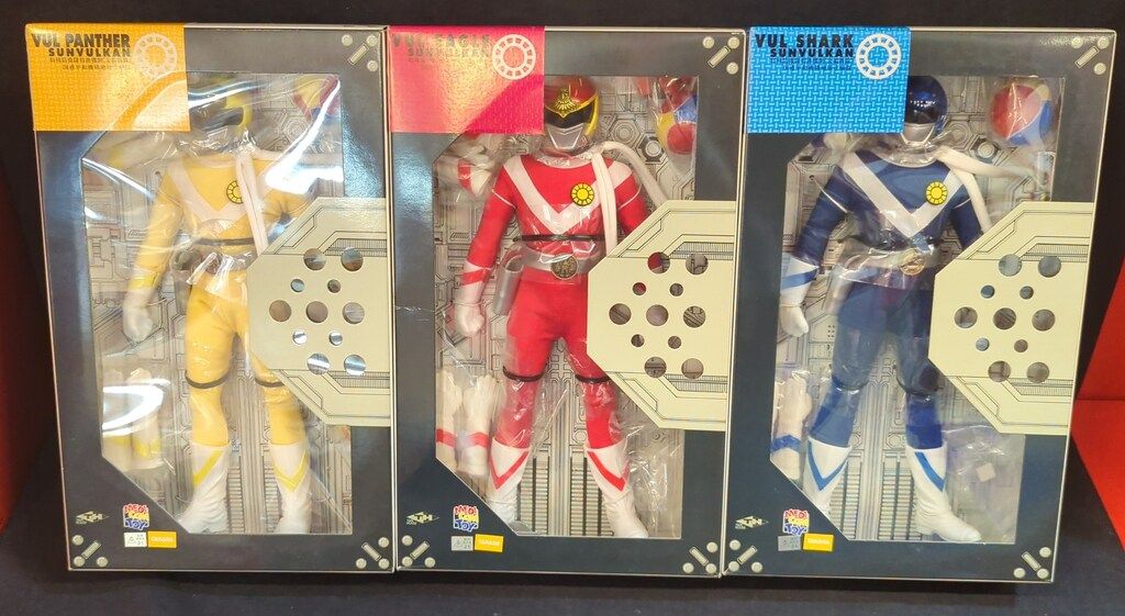 【新品未開封】RAH 太陽戦隊サンバルカン３体セット  メディコムトイ 新品未開封】RAH 太陽戦隊サンバルカン3体セット メディコム