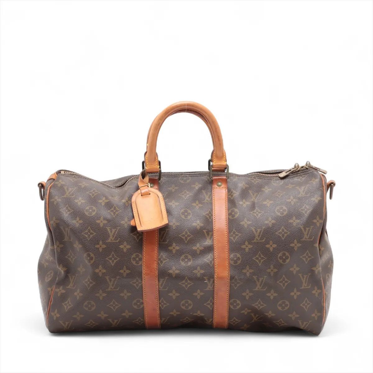 ヴィトン モノグラム キーポル バンドリエール 45 M41418 レザー 2WAY ボストン バッグ 斜め掛け ショルダー A4 メンズ EEE CT51-10