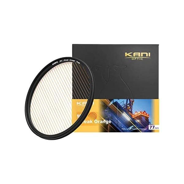 KANI ストリークオレンジ 77mm | シネマ アナモルフィックレンズ 効果 Streak Orange 77mm