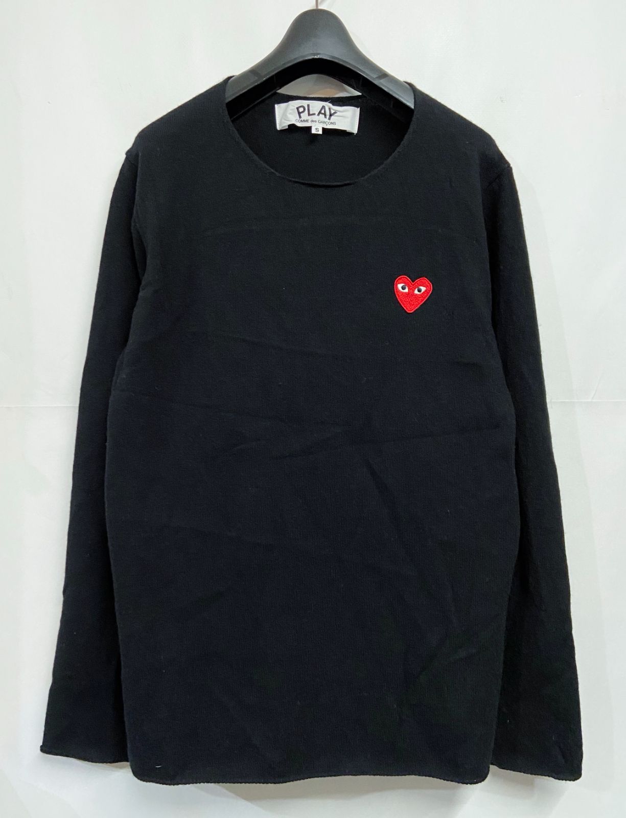 PLAY COMME des GARCONS｜プレイ コムデギャルソン ハート  クルーネック ニット