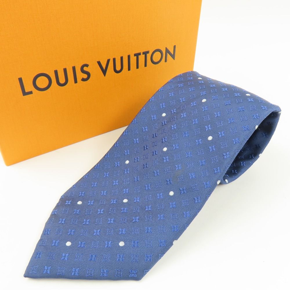 ルイヴィトン ネクタイ ブルー系 M70363 新品】LOUIS VUITTON ルイ