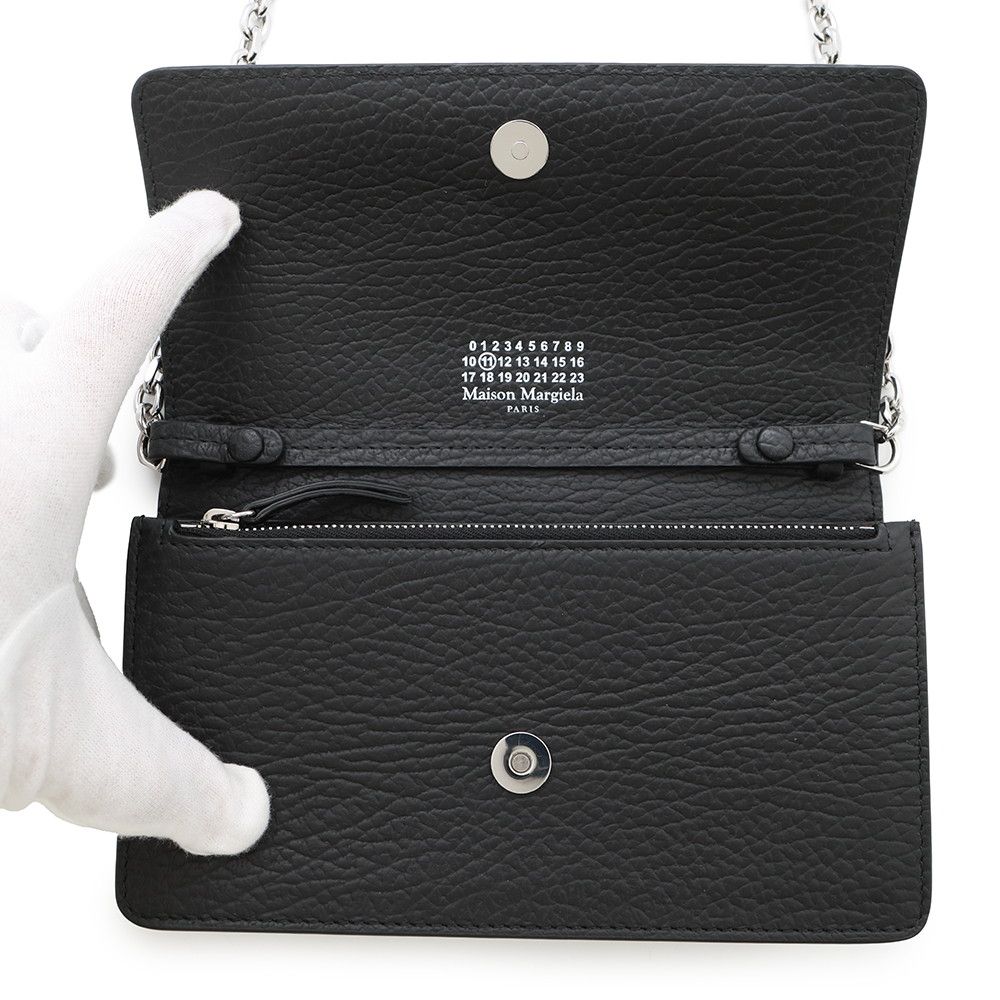 新品 メゾン マルジェラ スモール チェーンウォレット ブラック レザー 三越伊勢丹 | Maison Margiela/メゾン マルジェラ_Women通販