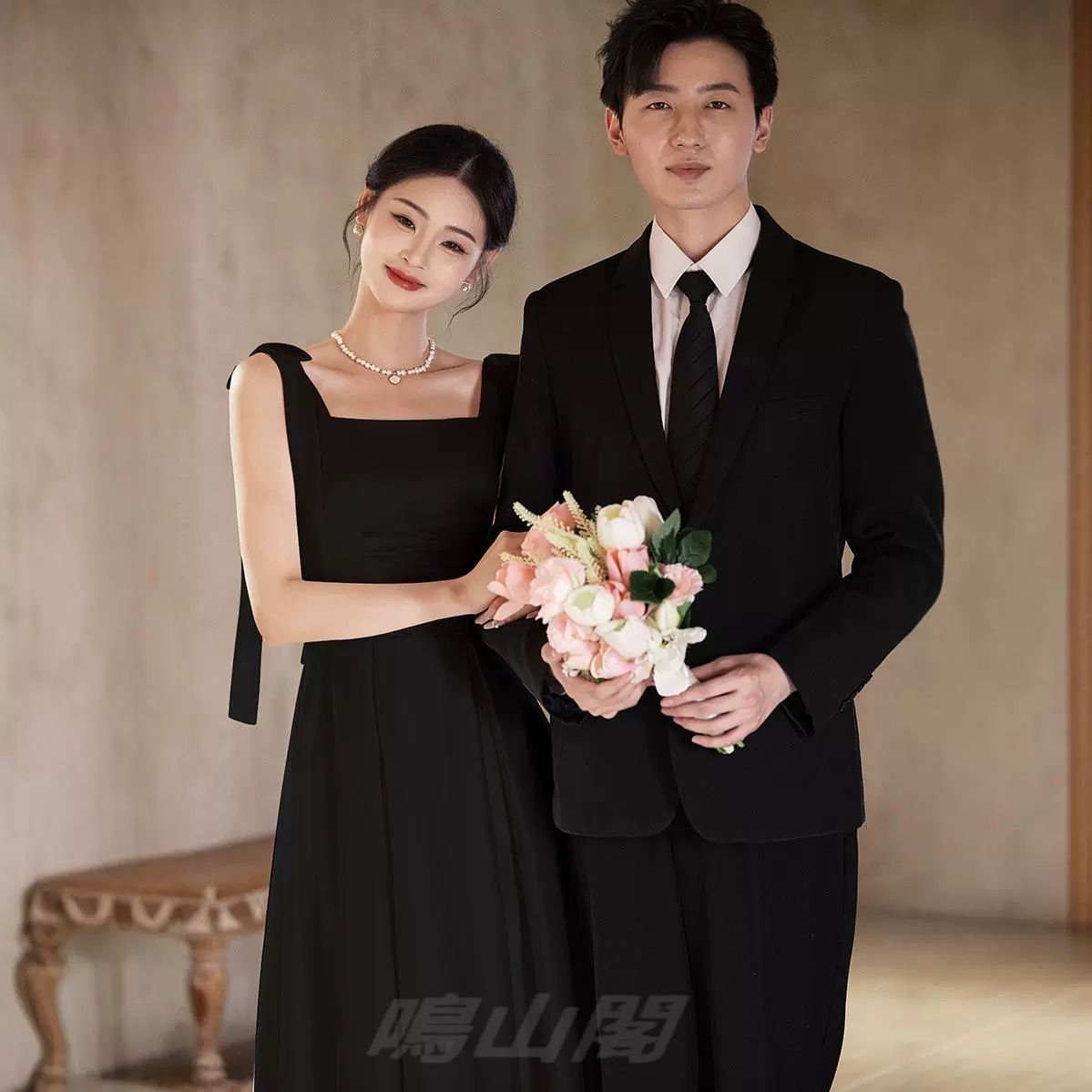 花嫁Aラインロングワンピース 結婚式二次会出入り用WP