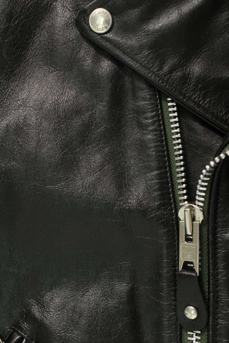 サカイ ×ショット schott 22-02875M ダブルライダースレザージャケット  