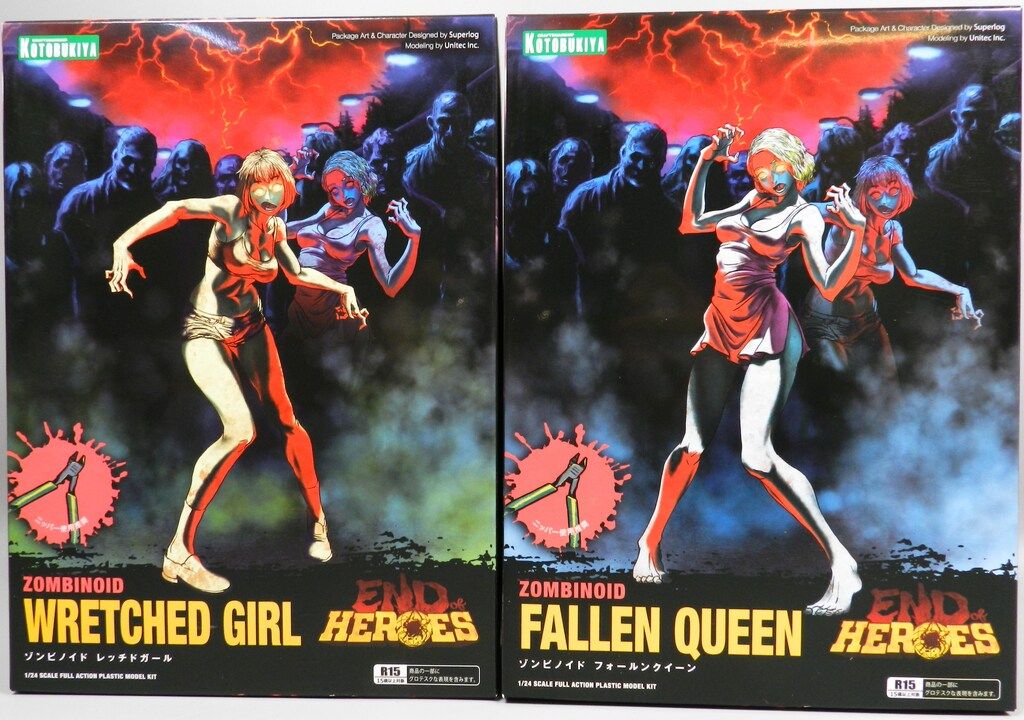 Kit Modèle Plastique Kotobukiya End Of Heroes Zombinoid Fallen Queen - Échelle 1/24 - Neuf Scellé