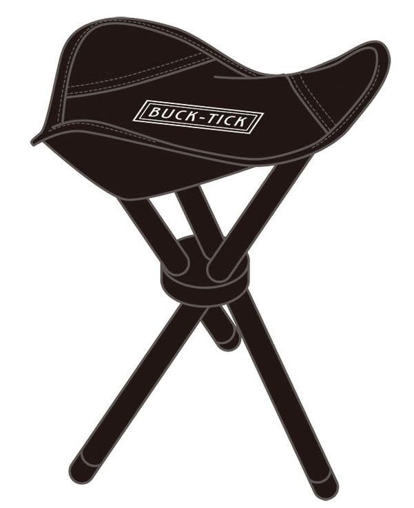 BUCK-TICK 折りたたみ三脚チェア2脚セット BUCK-TICK 折りたたみ三脚チェア 2脚セット 公式ショッピングサイト