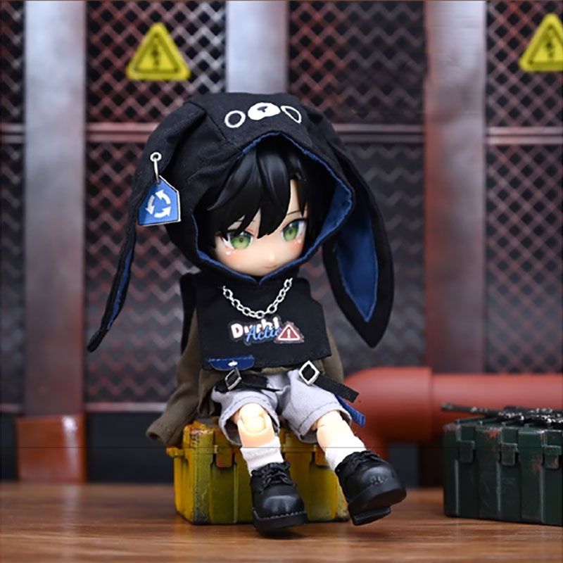 オビツ11 ドール服 サイバーパンク風セット パーカー、トップス