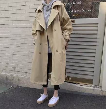 アウター コート スプリングコート トレンチコート ウエストベルト ロング丈 ロング 長袖 Vネック 襟あり 前開きボタン ハイウエスト 体形カバー かわいい 大人可愛い きれいめ シンプル カジュアル 大人 上品 おしゃれ こなれ感 ラフ マニッシュ スポーティー クール アウター コート スプリングコート トレンチコート ウエストベルト