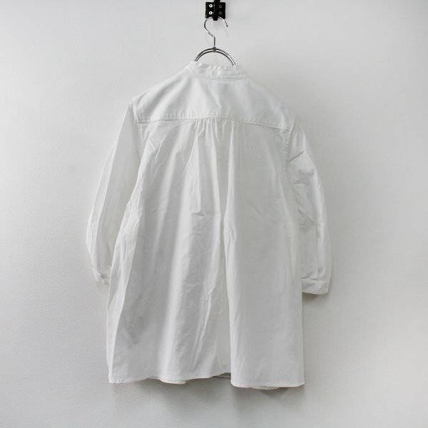 限定生産 Pale Jute ペールジュート White stand collar shirt