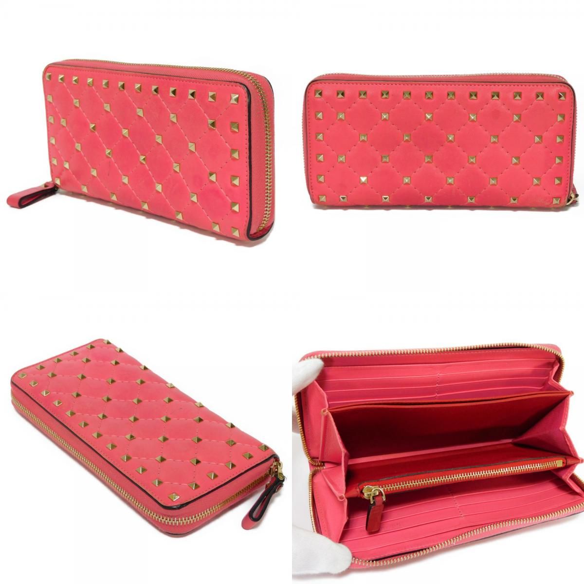 VALENTINO ヴァレンティノ ロックスタッズ キルティング ジップ 