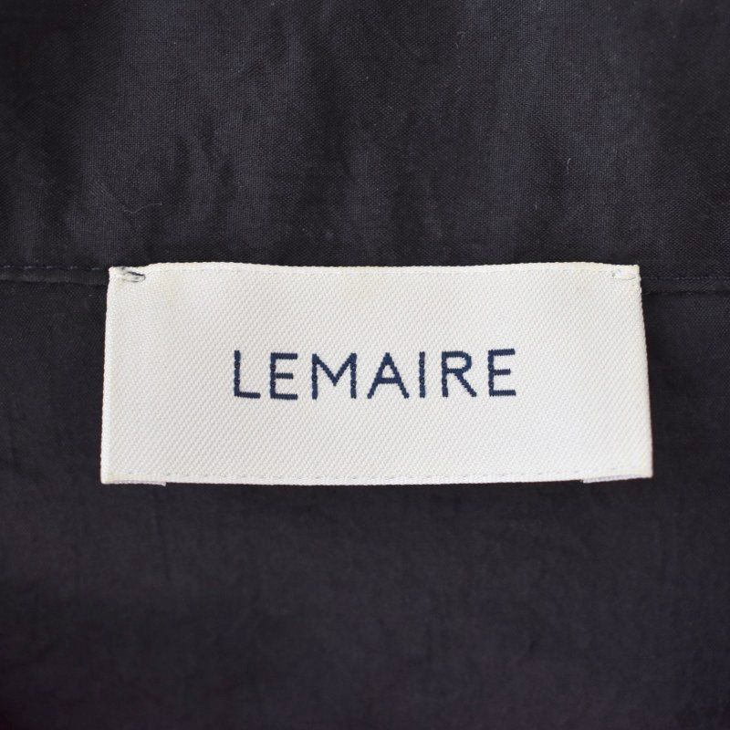 ルメール LEMAIRE ドライシルクシャツ 長袖 46 グレー SH1027