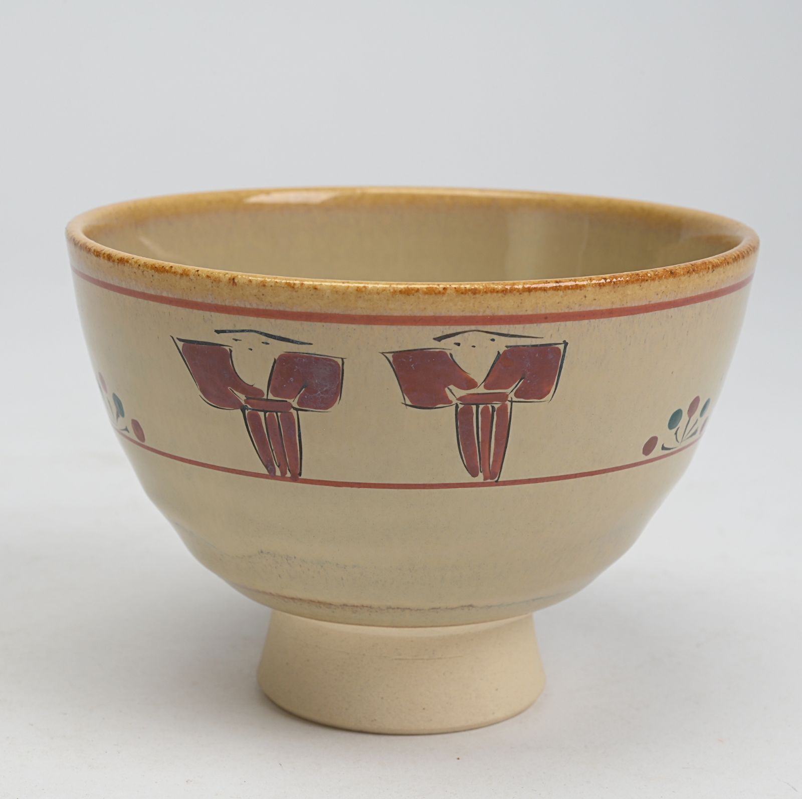 茶道具　赤膚山　(昭山造)奈良絵　数茶碗　10客　共箱 茶道具 赤膚山 (昭山造)奈良絵 数茶碗 10客 共箱