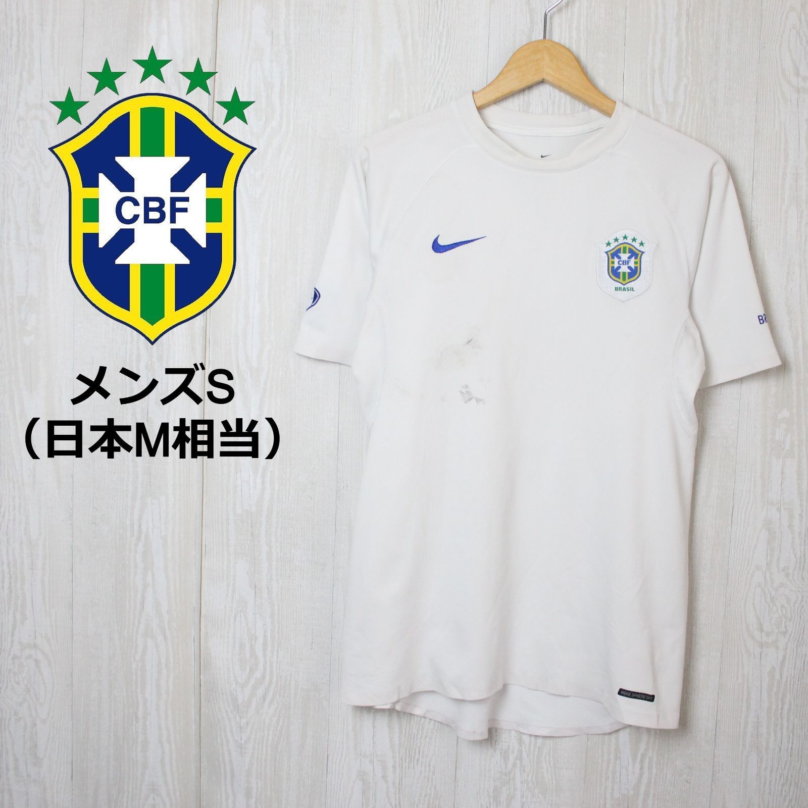 海外輸入】ブラジル代表 サッカートレーニングシャツ メンズM相当 プラクティスシャツ 2006 - メルカリ