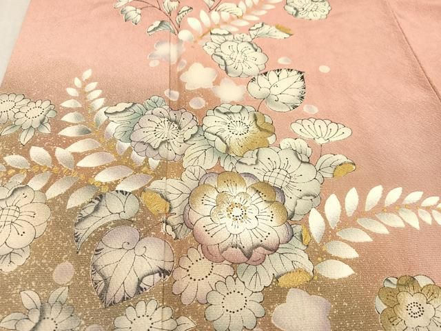 平和屋着物○訪問着 辻が花 暈し染め 金彩 正絹 逸品 AAAW0049ph